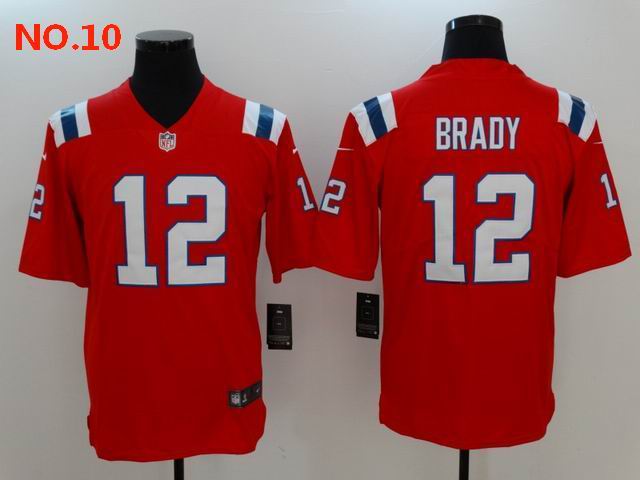 Men's New England Patriots #12 Tom Bradyn Jersey NO.10;